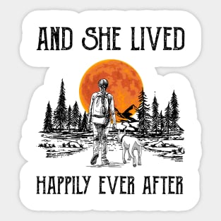 And she lived happily ever after Sticker